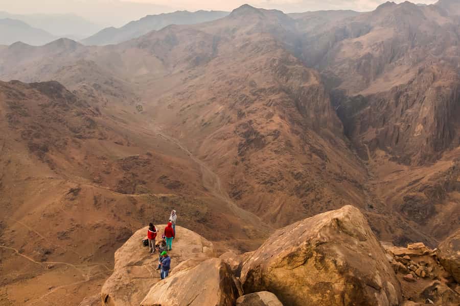 From Sharm: Mount Moses Trekking, Sunrise & Monastery Visit - The descent and the hard return to normal