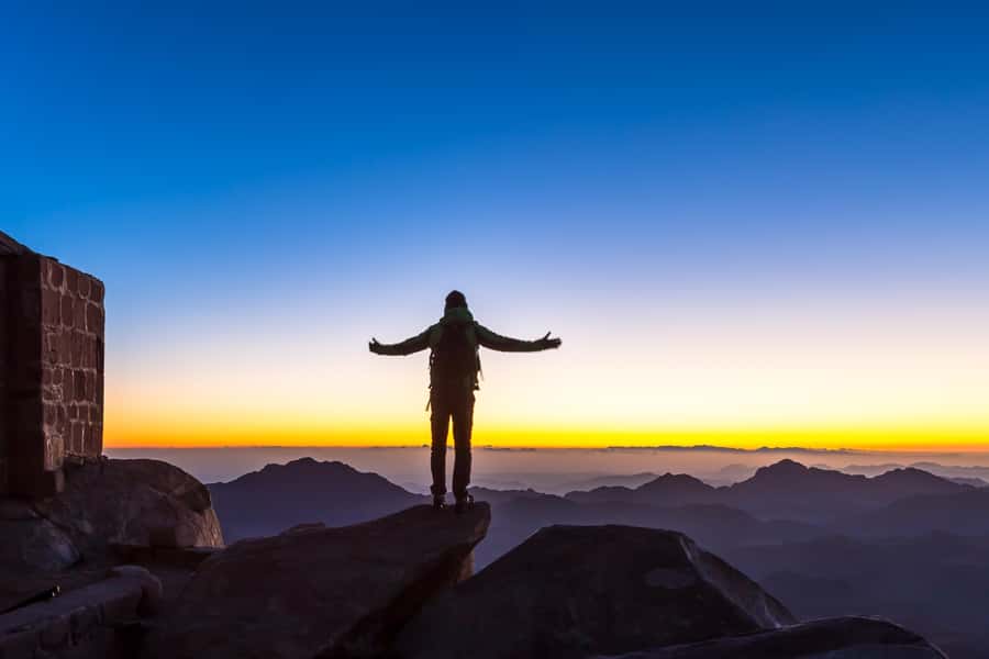 From Sharm: Mount Moses Trekking, Sunrise & Monastery Visit - Starting the Mount Moses night hike