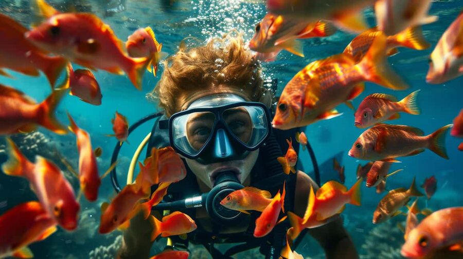 From Sharm: Ras Muhammed & White Island By Boat & intro Dive - The morning pickup from Sharm El Sheikh
