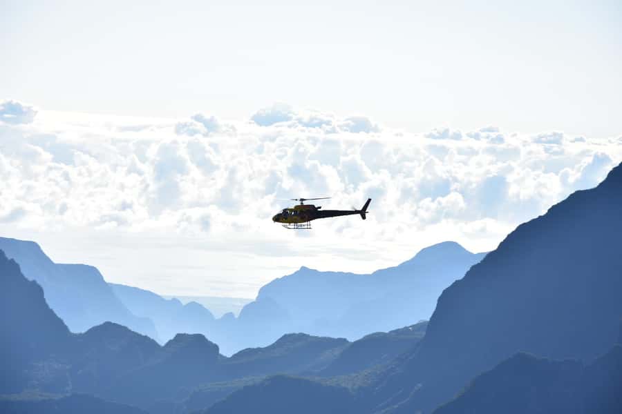 From St Pierre: helicopter flight over the whole of Reunion Island - Trou de Fer and Bélouve Forest From Above