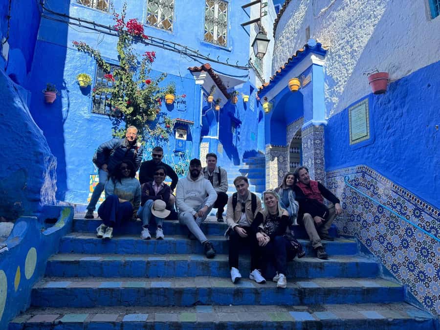 From Tangier: Day Trip to Chefchaouen and Akchour Waterfalls - Entering Chefchaouen through the main square