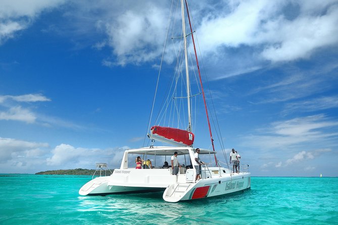 Full-Day Catamaran Cruise to Île aux Cerfs with BBQ Lunch - The return ride and sega soundtrack