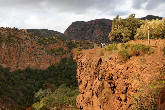 Full Day Trip To Ouzoud Waterfalls From Marrakech & Boat Tour - Arriving above the 110-meter cascades