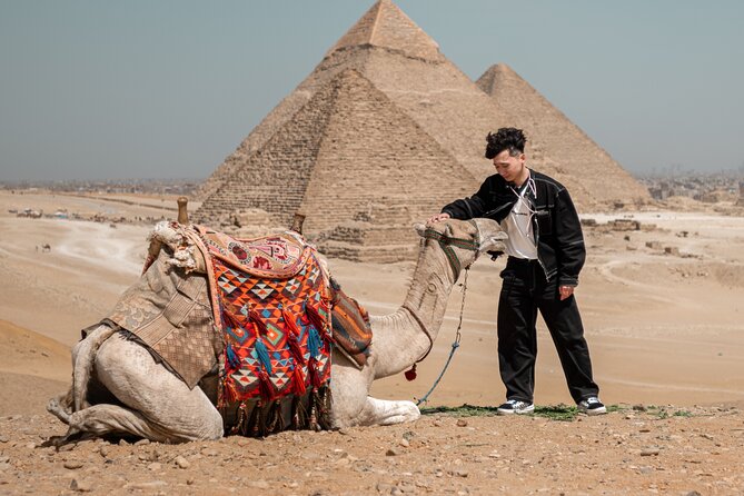 Giza Pyramids Photoshoot with Jumping Horse, Camel and Sphinx - Photo delivery and what you actually receive