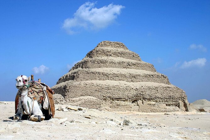 Giza pyramids, Sphinx, and the big museumum - The Bent Pyramid and a visible engineering problem
