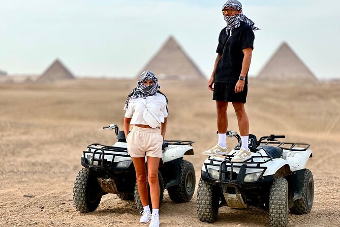Giza pyramids,Sphinx,ATV bike,Camel ride, Dinner cruise& shopping - Returning for the Nile dinner cruise