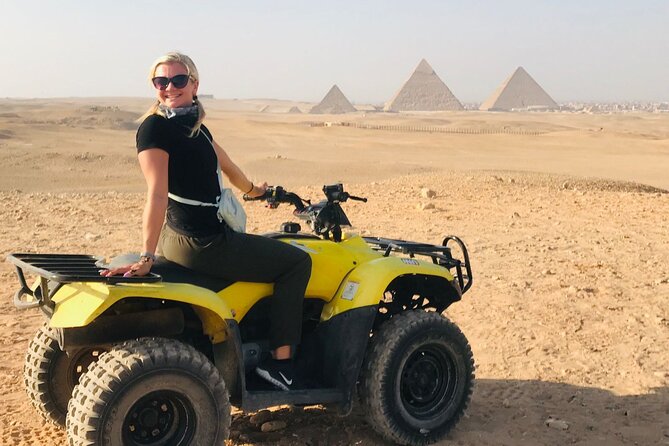 Giza pyramids, Sphinx, ATV bike, Lunch,Camel ride, Dinner cruise& shopping tour - Key points before you book