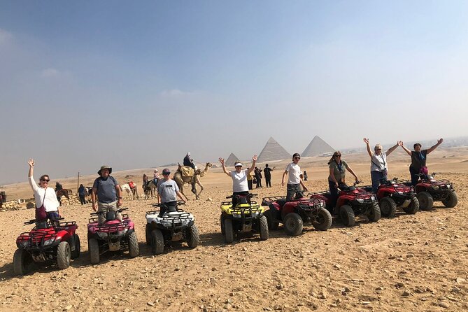 Giza pyramids, Sphinx, ATV bike, Lunch,Camel ride, Dinner cruise& shopping tour - Camel riding for 20 minutes