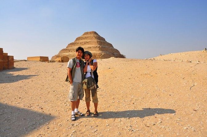 Giza pyramids,Sphinx Sakkara,Dahshuh,Memphis,Camel - The guide can make or break the day
