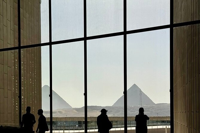 Grand Egyptian Museum, Giza Pyramids and Great Sphinx Tour - The panoramic viewpoint is made for photographs