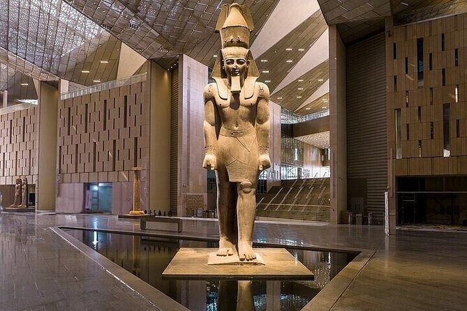 Grand Egyptian Museum, Grand staircase, New Galleries, and lunch. - Starting with Ramses II in the open court