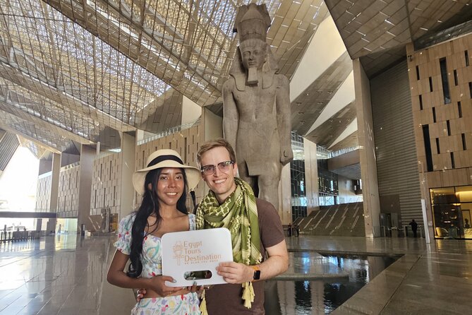 Grand Egyptian Museum, Grand staircase, New Galleries & lunch - The 18 new galleries