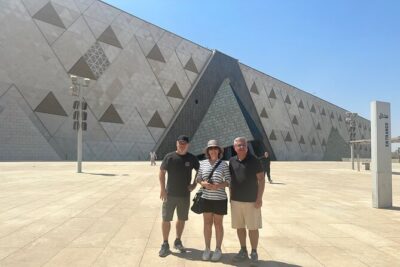 Grand Egyptian Museum, Grand staircase, New Galleries & lunch