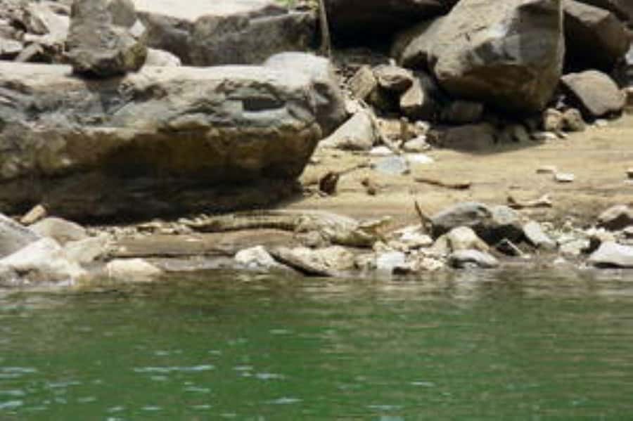 Hoedspruit: Blyde River Canyon Dam Boat Cruise - The Three Rondawels from below