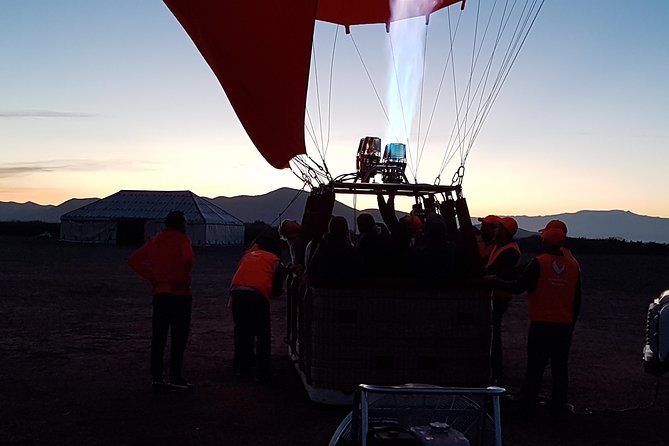 Hot Air Balloon Flight over Marrakech with Traditional Breakfast - Landing, breakfast, and the Moroccan tent