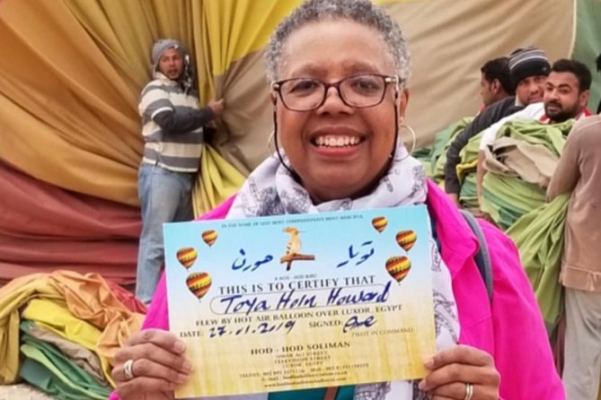 Hot Air Balloon Ride in Luxor Egypt with Transfers Included - What the flight feels like in the basket