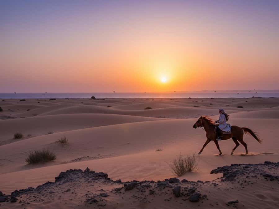 Hurghada: Arabian Desert and Sea Horseback Adventure - Key points at a glance