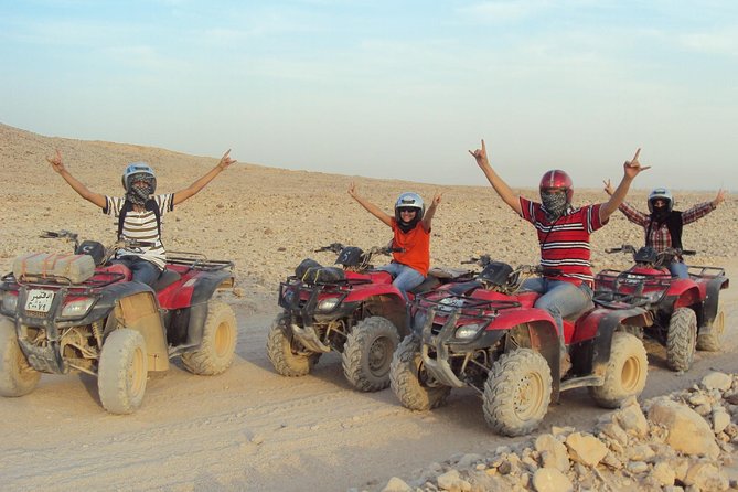 Hurghada: ATV Quad Safari, Camel Ride & Bedouin Village Tour - Crossing the Egyptian Sahara by quad