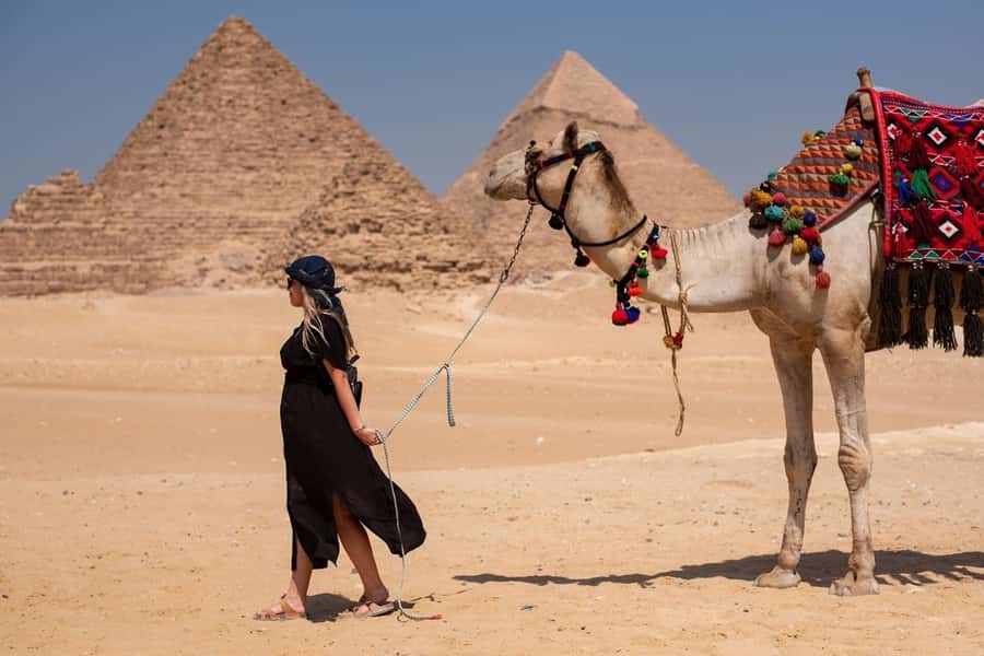 Hurghada: Cairo Pyramids, Sphinx, Museum & Bazaar Day Tour - The Egyptian Museum and its ancient treasures