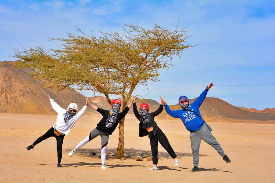 Hurghada: Desert Quad, Bedouin Village, and Camel Ride Tour - Dinner and traditional dancing depend on your option