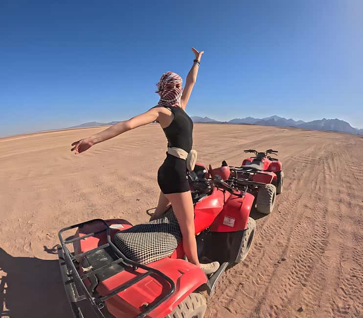 Hurghada: Desert Quad Bike and Buggy Adventure with Transfer - What happens at the Bedouin village