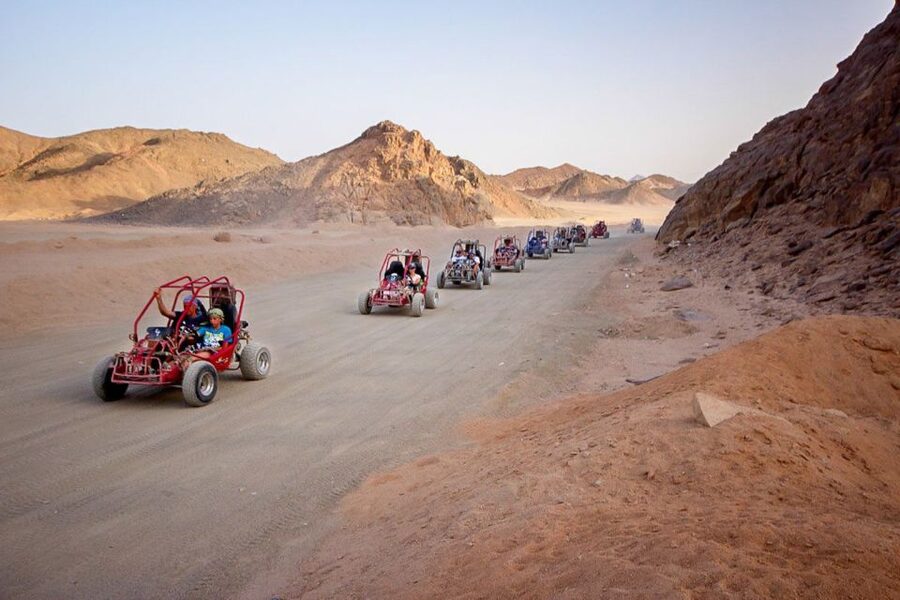 Hurghada: Desert Quad Bike and Buggy Adventure with Transfer - BBQ dinner, shows, and the Stars Valley night