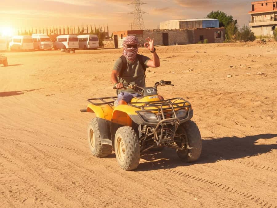 Hurghada: Desert Quad Bike Camel Ride with Optional GoPro - Two hours across sand, valleys, and Red Sea views