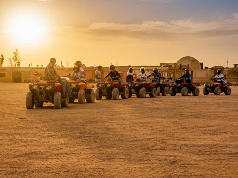 Hurghada: Desert Quad Bike Camel Ride with Optional GoPro - Getting comfortable on the quad bike