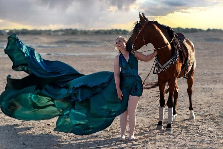 Hurghada: Desert & Sea Horse Riding with + 360° Photos - Riding from Hurghada into the desert