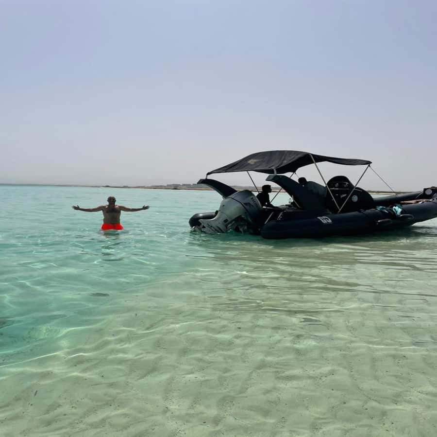 Hurghada: Giftun Island Orange Bay Speedboat Cruise & Lunch - Orange Bay gives you the postcard moment