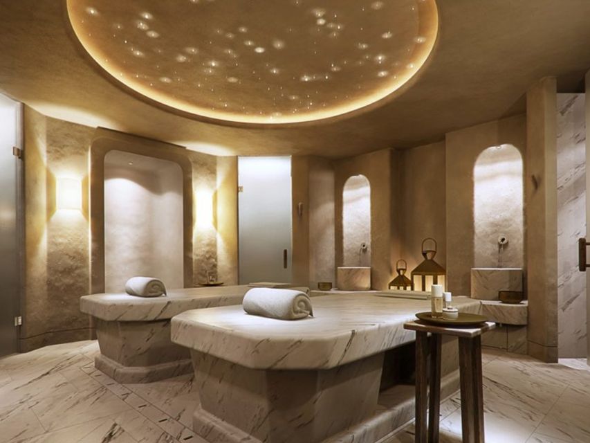 Hurghada: Luxury VIP Hammam & Spa with Transfer & Drink - Arrival, welcome drink, and changing rooms