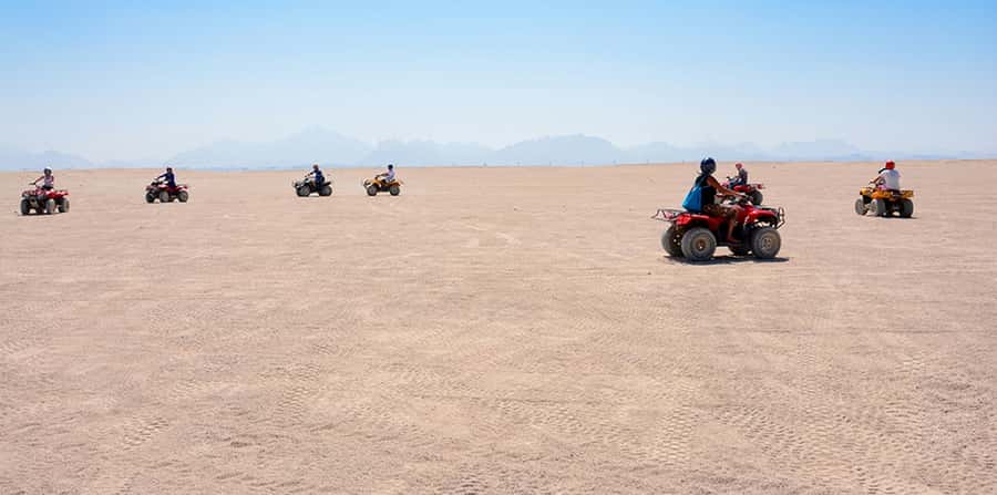 Hurghada: Morning Quad Bike Tour, Camel Ride and Transfer - Guides, pace, and group comfort