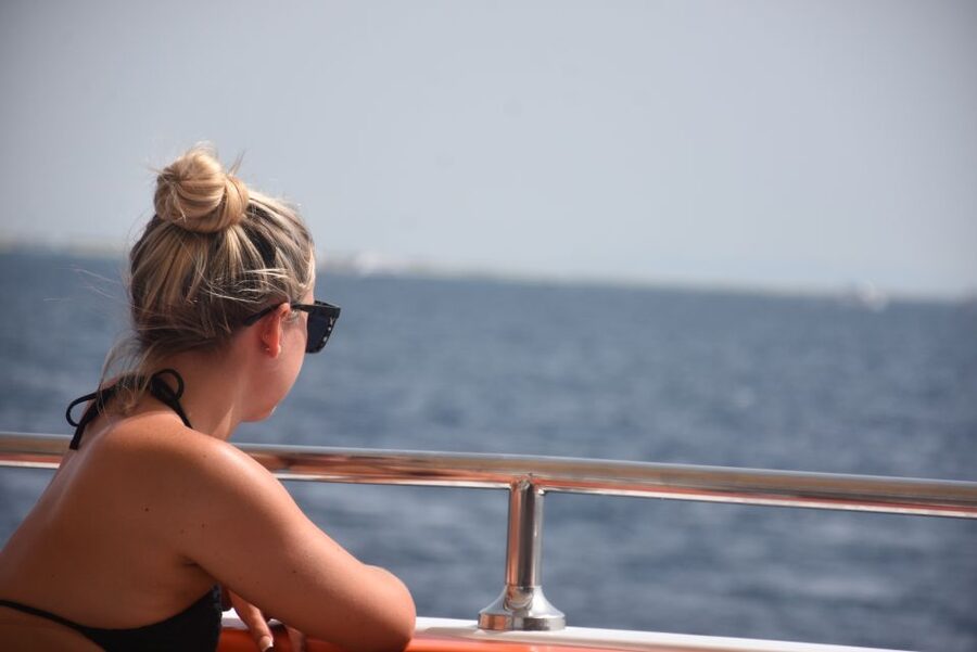 Hurghada or Makadi: Discover the Magic of Dolphin House - The sofa boat and time on deck