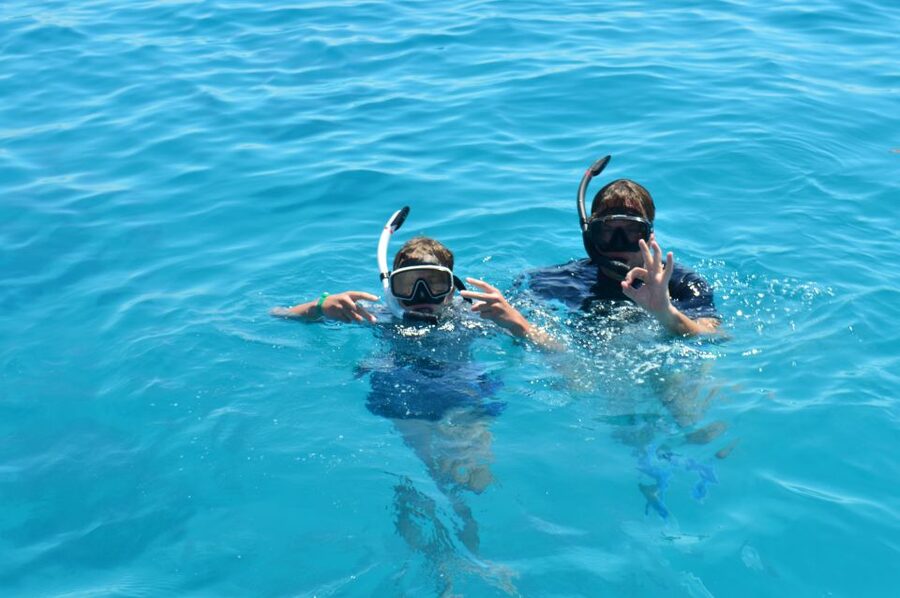Hurghada: Orange Bay Snorkeling with Lunch & Optional Diving - Orange Bay beach time, pretty but not private