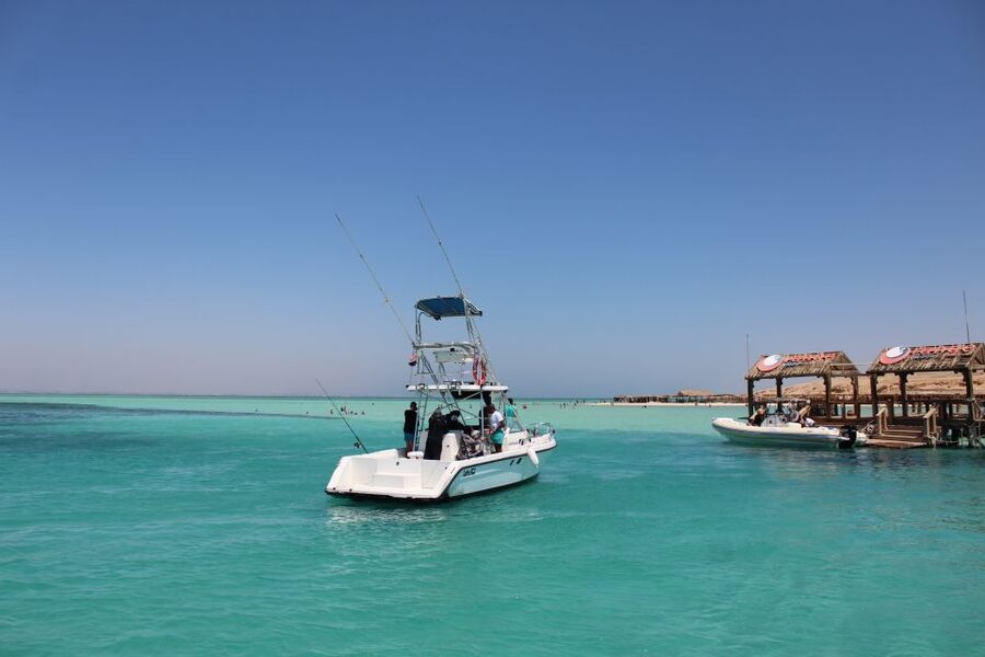 Hurghada: Orange Bay Snorkeling with Lunch & Optional Diving - The yacht itinerary: two reef stops before the beach