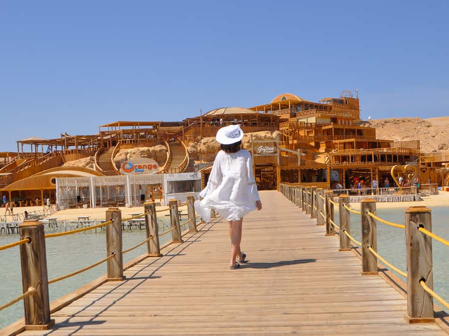 Hurghada: Premium Orange Island Cruise with Lunch & Transfer - The boat ride across the Red Sea