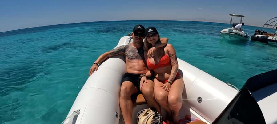 Hurghada: Private Speedboat to Dolphin House with Pickup - Abu Minqar Island and the sandbank