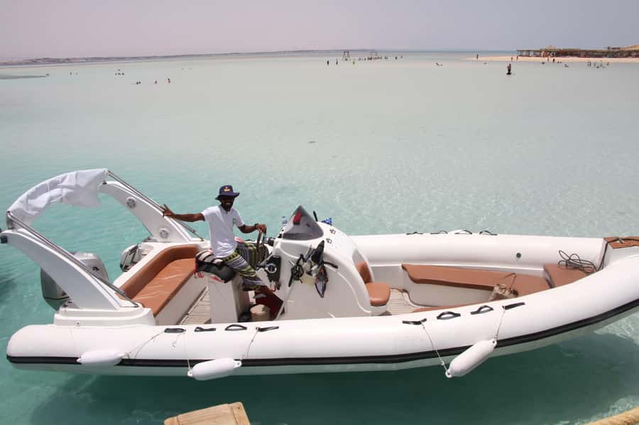 Hurghada: Private Speedboat to Orange Bay and White Island - Booking Advice and Cancellation