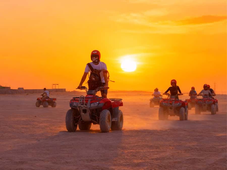 Hurghada Quad & ATV Ride with Camel, Desert Vibes & Sea View - From your hotel lobby to the Hurghada desert