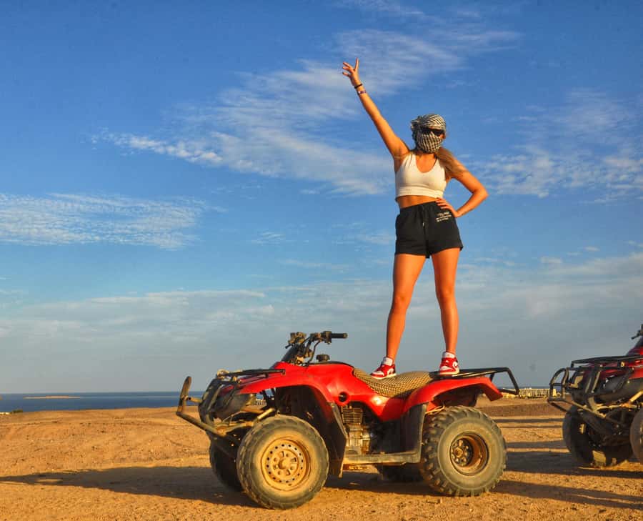 Hurghada Quad & ATV Ride with Camel, Desert Vibes & Sea View - The safety test sets the pace