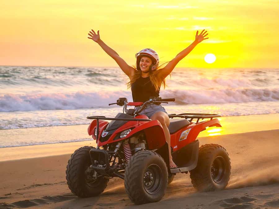 Hurghada: Quad Bike, Camel, Show, Dinner, & Stargazing Trip - Safety checks before the engines start