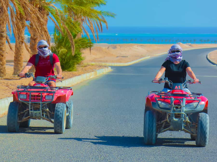 Hurghada: Quad Bike, Camel, Show, Dinner, & Stargazing Trip - Sunset dinner, live entertainment, and stargazing