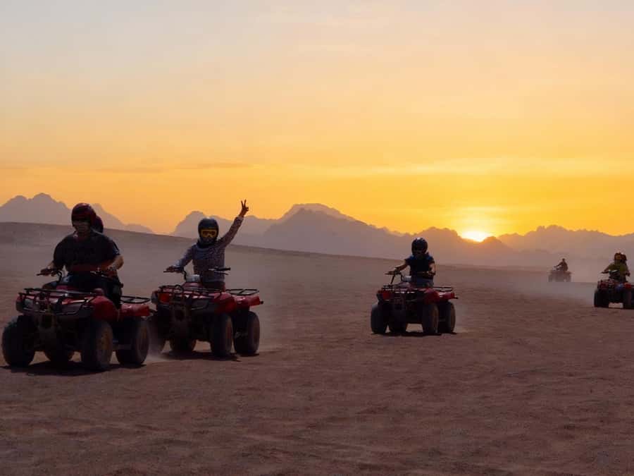 Hurghada: Quad Bike Tour of the Desert and Red Sea - The safety briefing and first test