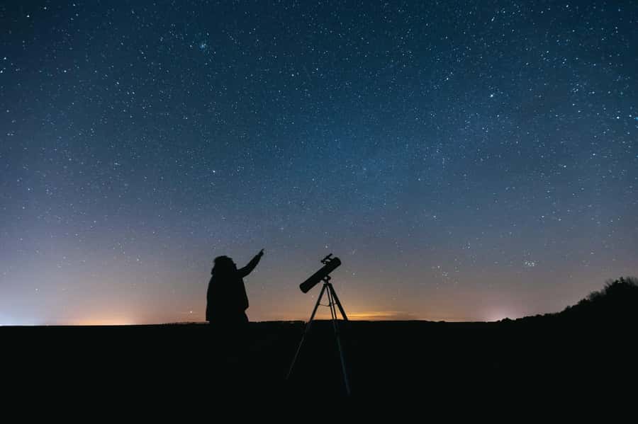 Hurghada: Sea & Desert Horse Tour, Stargazing, Dinner & Show - Sunset, dinner, entertainment, and telescopes
