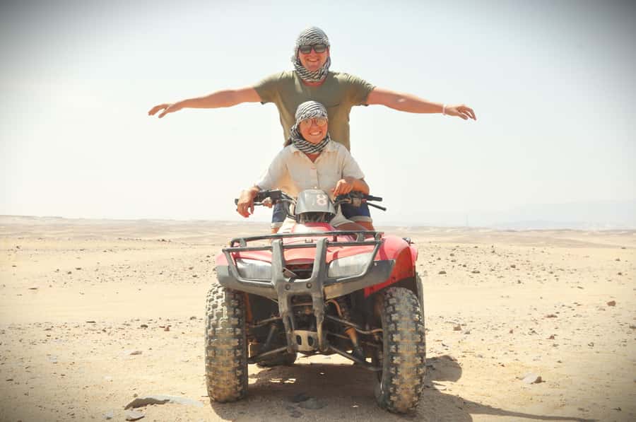 Hurghada: Sunrise Quad Bike, Camel and Oriental Breakfast - Riding through dunes, valleys, and sandy plains
