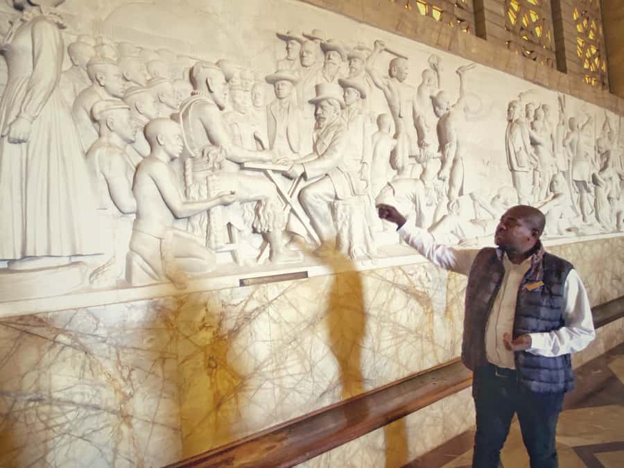 Johannesburg: Pretoria and Cullinan Diamond Mine Tour - The Voortrekker Monument in Pretoria’s hills