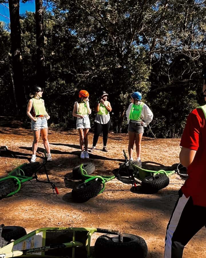 Knysna: Downhill Forest Scootour Adventure - The 15-minute ride into Knysna Forest