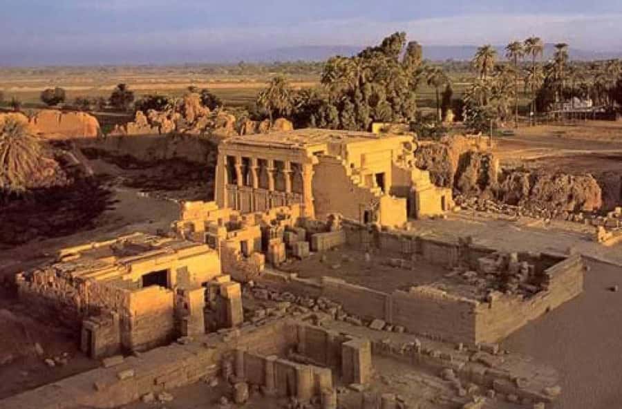Luxor Day Tour Visit Dendara And Abydos Temples - Dendera Temple and its surviving colors