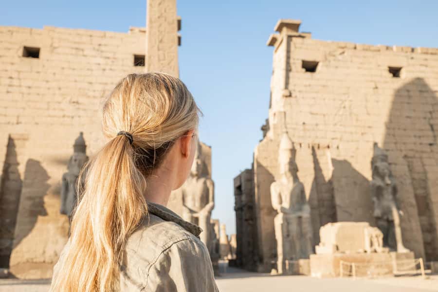 Luxor: Private East and West Banks Tour and Felucca Cruise - Hatshepsut’s three terraces at Deir el-Bahari