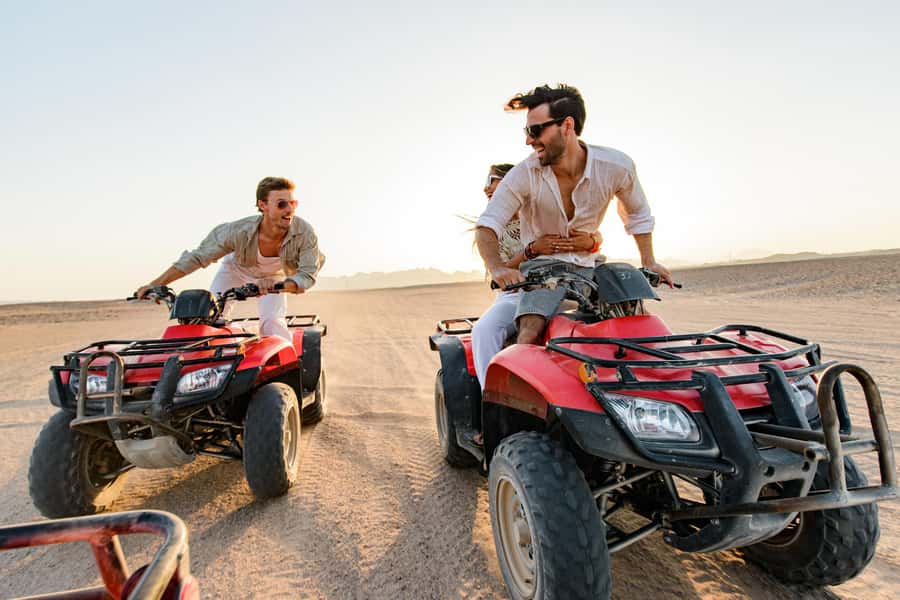 Luxor: Quad Bike Safari Experience - The safety briefing and 10-minute test ride